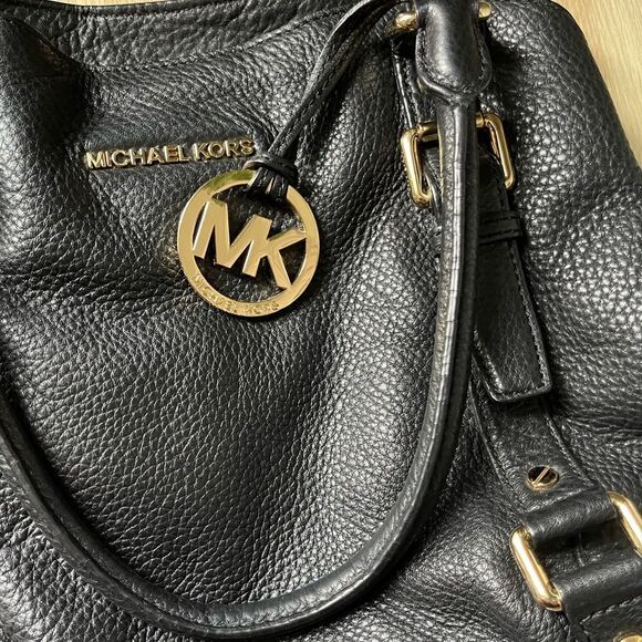 Michael Kors Bedford Black Satchel Bag - Picture 9 of 12